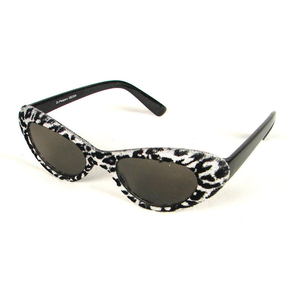 Silver Leopard Fuzzy Sunglasses Cats Like Us