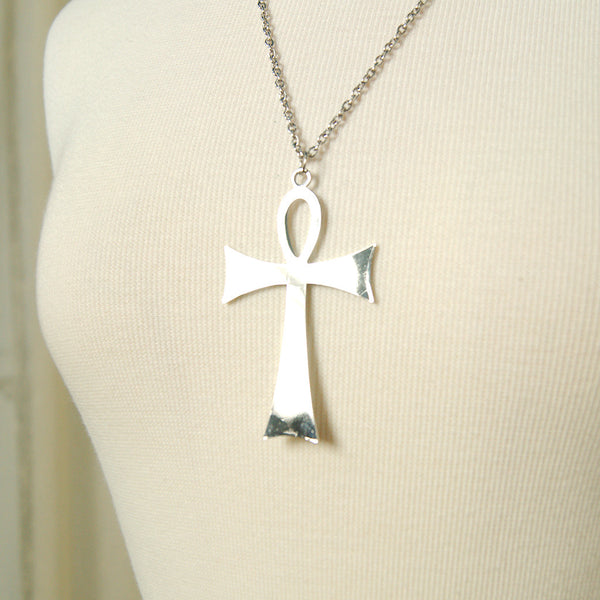 Silver Life Ankh Necklace Cats Like Us