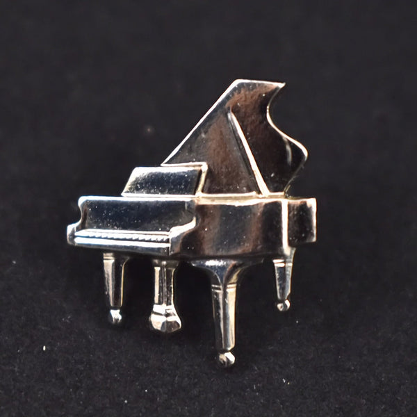 Silver Piano Tack Pin Cats Like Us