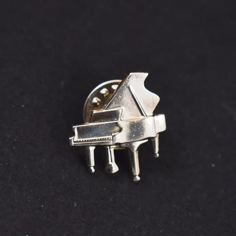 Silver Piano Tack Pin Cats Like Us