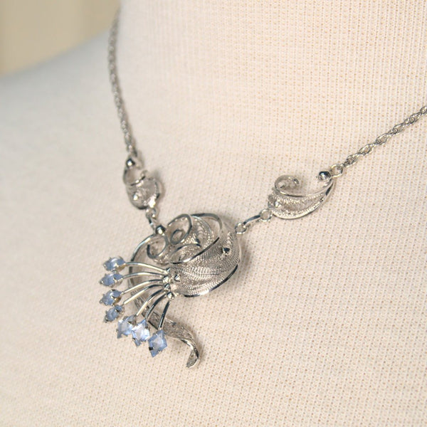 Silver Swirl Necklace Cats Like Us