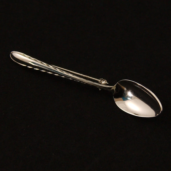 Silver Towle Spoon Brooch Cats Like Us