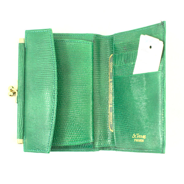 Small Emerald Green Wallet Cats Like Us