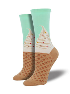 Soft Serve Ice Cream Socks Cats Like Us