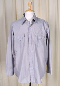 Solid Grey Western Shirt Cats Like Us