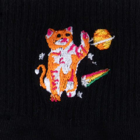 Space Cats Shortie Socks