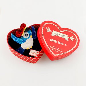 Special Delivery Bird Brooch Cats Like Us