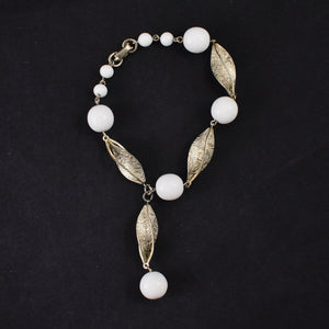 Swirl & White Beads Bracelet Cats Like Us