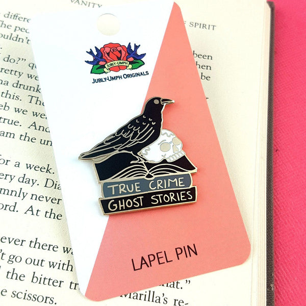 The Black Raven Reader Pin Cats Like Us
