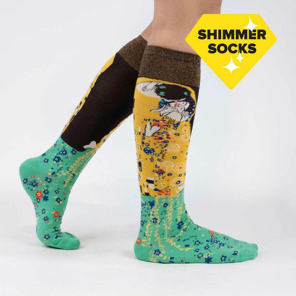 The Kiss Shimmer Knee Socks Cats Like Us