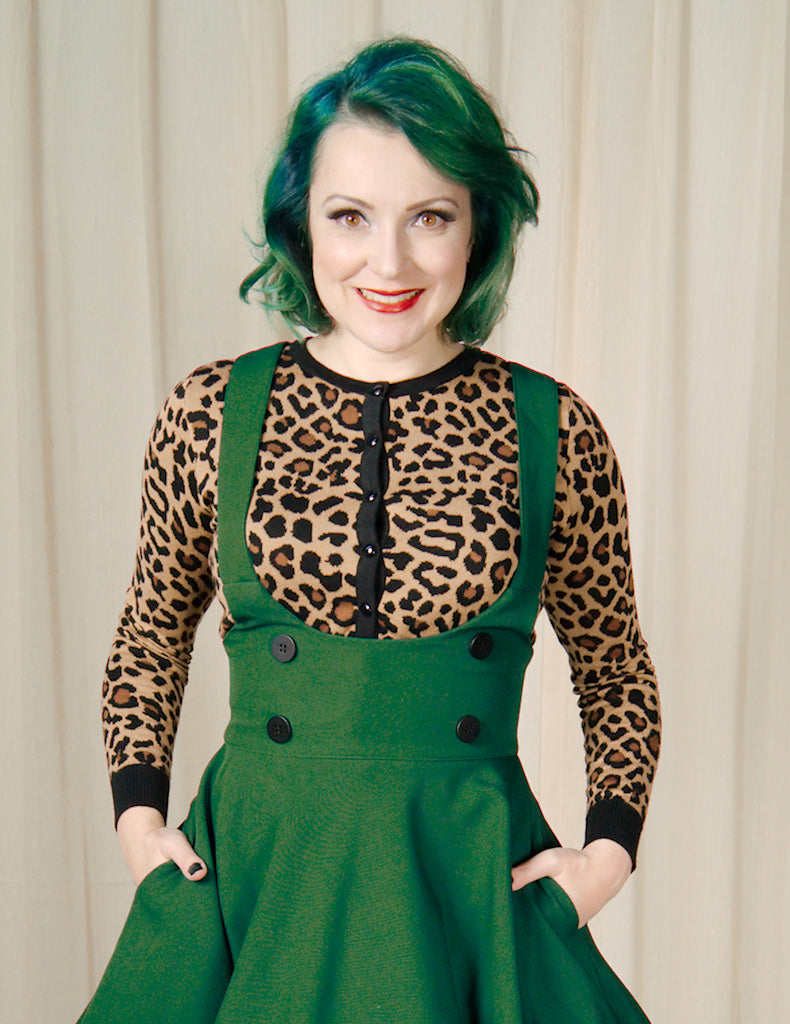 トップス 22AW COOHEM LEOPARD TWEED CARDIGAN myzgx Women's Fall Color Block Leopard Print Cardigan