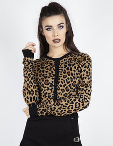 The Perfect Leopard Cardigan Cats Like Us