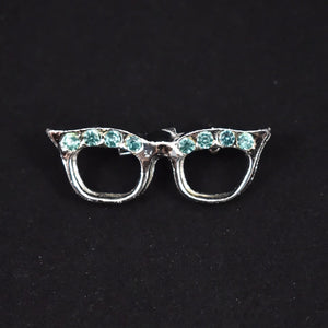 Tiny Cat Eye Glasses Brooch Pin Cats Like Us