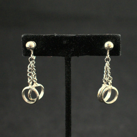 Tiny Double Dangling Earrings Cats Like Us