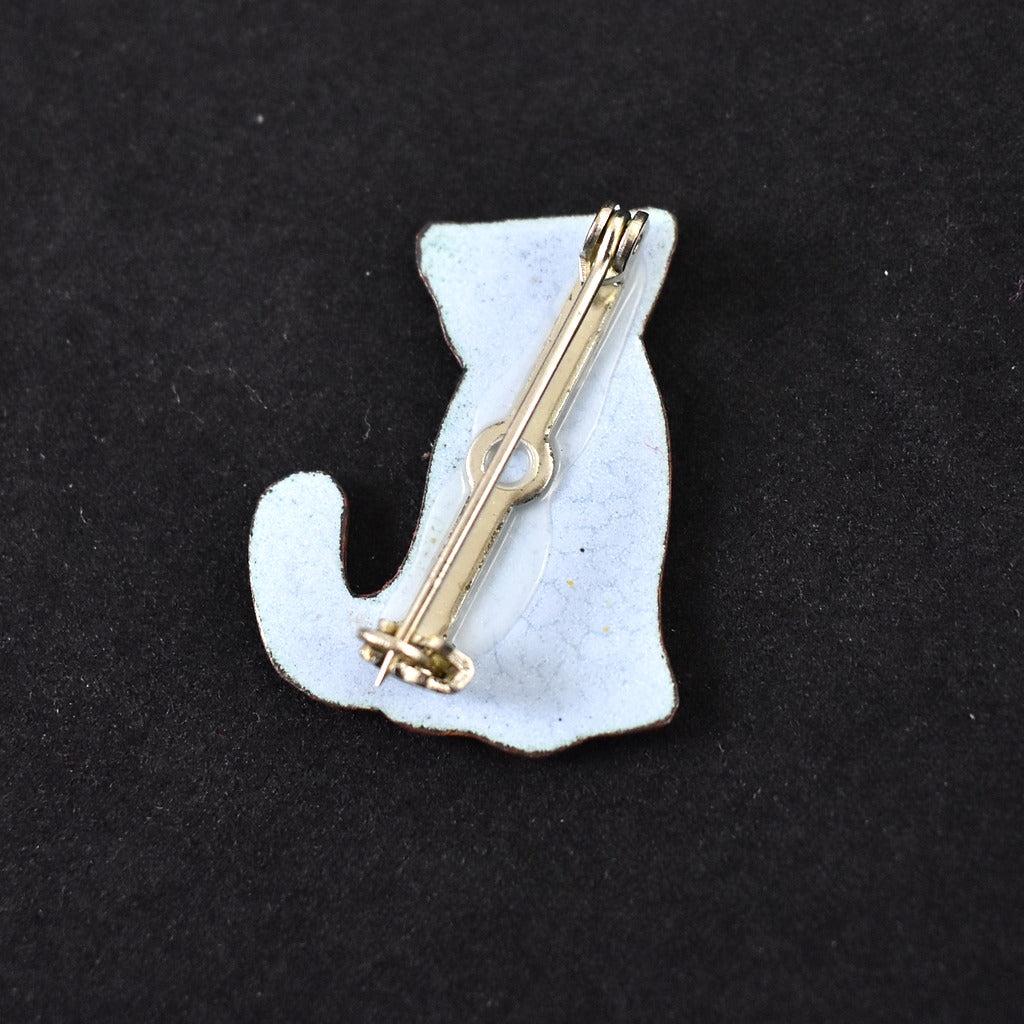 Triangular Cat Pin Tiny Enamel Tabby Cat Pin – Cats Like Us
