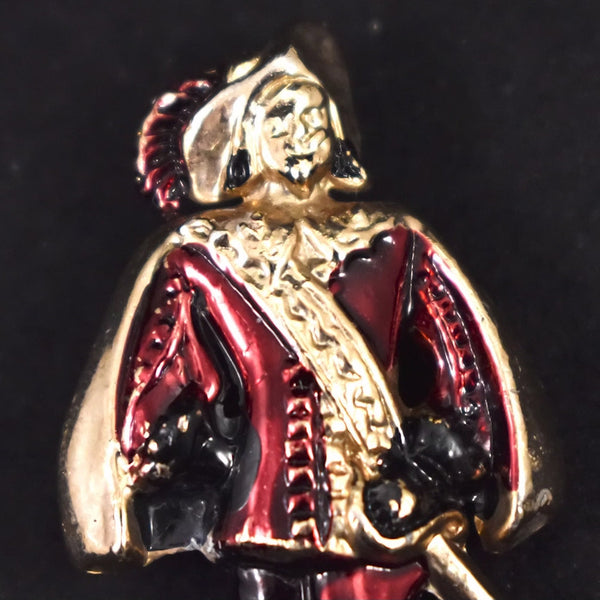 Tiny Musketeer Pin Brooch Cats Like Us
