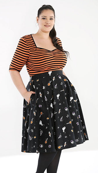 Trick or Treat Swing Skirt Cats Like Us