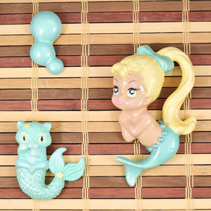 Turq & Blonde Purrmaid Mermaid Cats Like Us