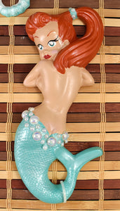 Turq Red Headed Mermaid Set Cats Like Us