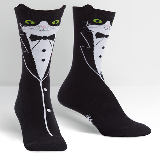 Tuxedo Cat Crew Socks Cats Like Us