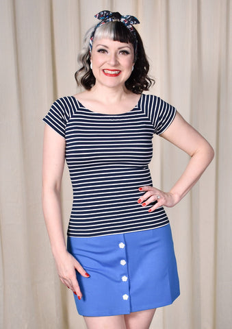 Verity Striped Sailor Top Cats Like Us