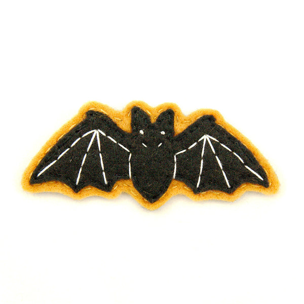 Very Eerie Black Bat Pin Cats Like Us
