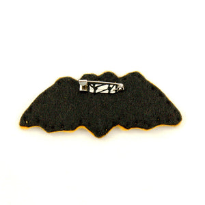Very Eerie Black Bat Pin Cats Like Us