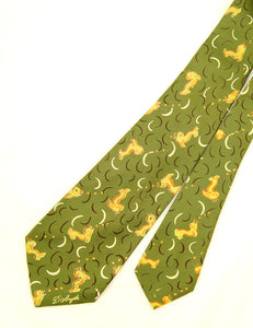 Vintage 1950s Abstract Fish Tie Cats Like Us
