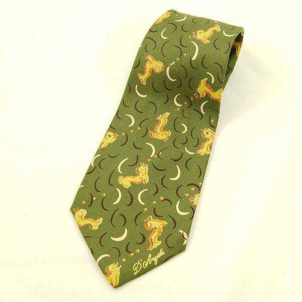 Vintage 1950s Abstract Fish Tie Cats Like Us