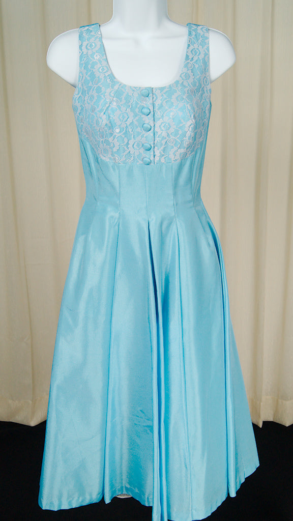Vintage 1950s Baby Blue Dress Suit XS Cats Like Us Vintage 1950s Baby Blue Dress Suit XS Cats Like Us