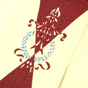 Vintage 1950s Burgundy Crest Tie Cats Like Us