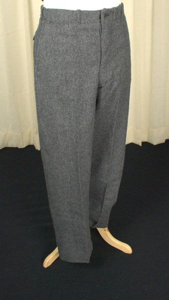 Vintage 1950s Charcoal Wool Pants Cats Like Us