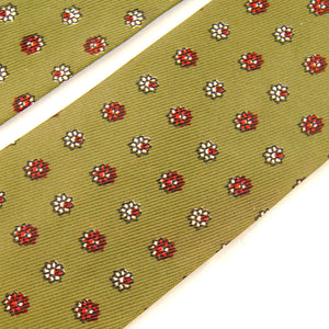 Vintage 1950s Green Tiny Floral Tie Cats Like Us