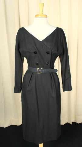 Vintage 1950s LBD Wiggle Dress Cats Like Us