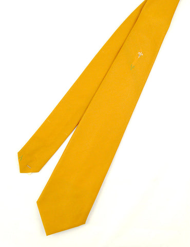 Vintage 1950s Ochre Fleur de Lis Tie Cats Like Us