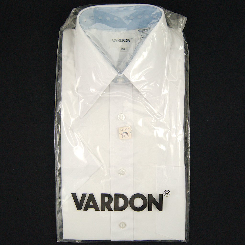Vintage 1960s SS Vardon White Shirt Cats Like Us