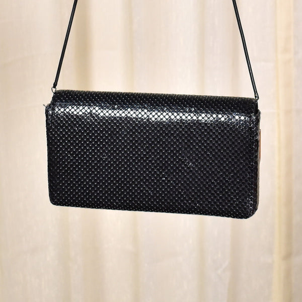 Vintage 70s does 1950s Mesh Clutch Bag Cats Like Us