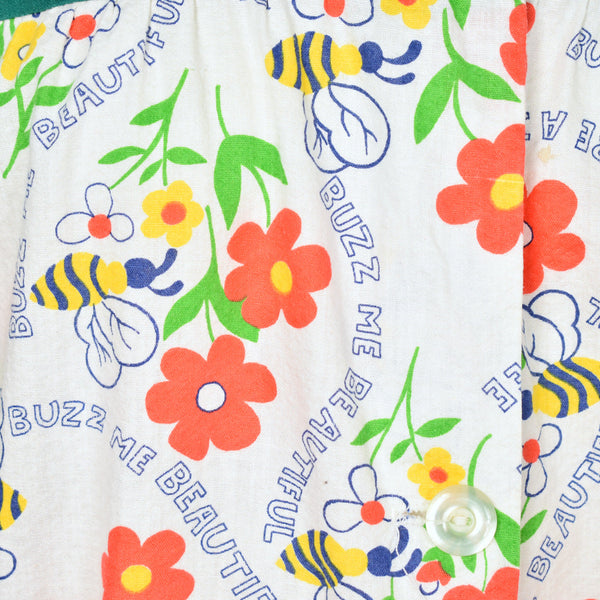 Vintage Bumble Bee Smock Top Apron Cats Like Us