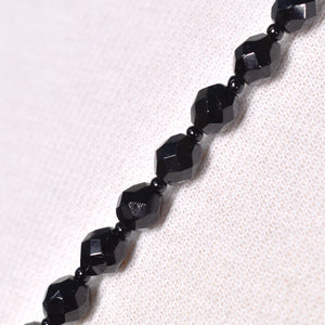 Vintage French Jet Bead Necklace Cats Like Us