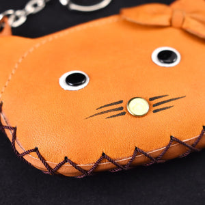 Vintage Leather Kitty Change Purse Cats Like Us