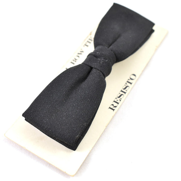 Vintage NOS 1950s Black Clip On Tie Cats Like Us