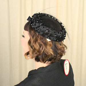 Vintage NWT 1950s Beaded Crown Hat Cats Like Us