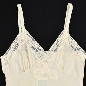 Vintage Off White Mini Full Slip Cats Like Us
