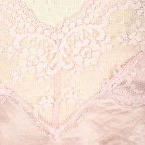 Vintage Pale Pink Lace Trimmed Cami Cats Like Us