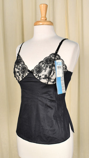 Vintage Sheer Black Lace Camisole Cats Like Us