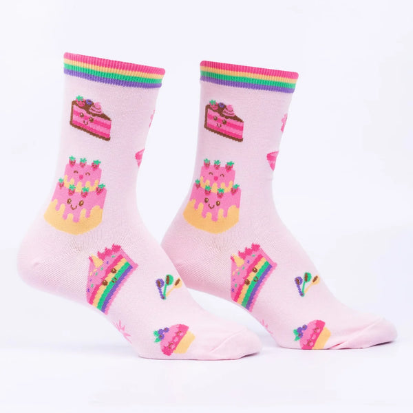 Life is Batter with Cake Crew Socks