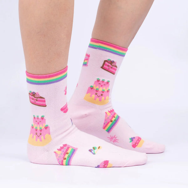 Life is Batter with Cake Crew Socks