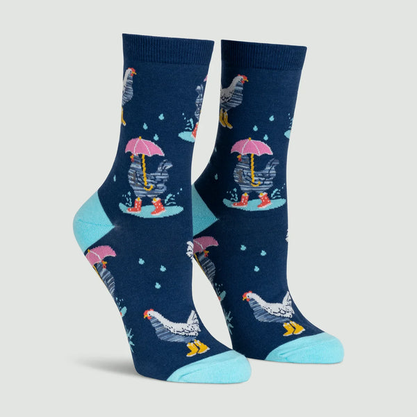 Chicken Little Fowl Weather Days Socks