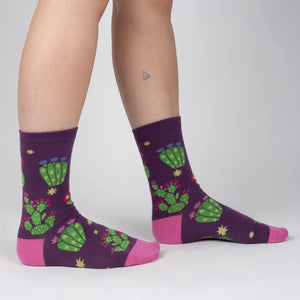 I'm Stuck on You Cacti Crew Socks