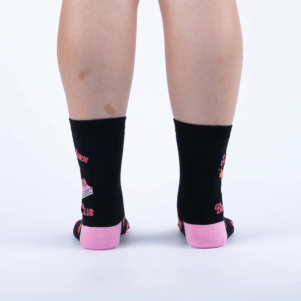 Slow Burn Book Club Crew Socks